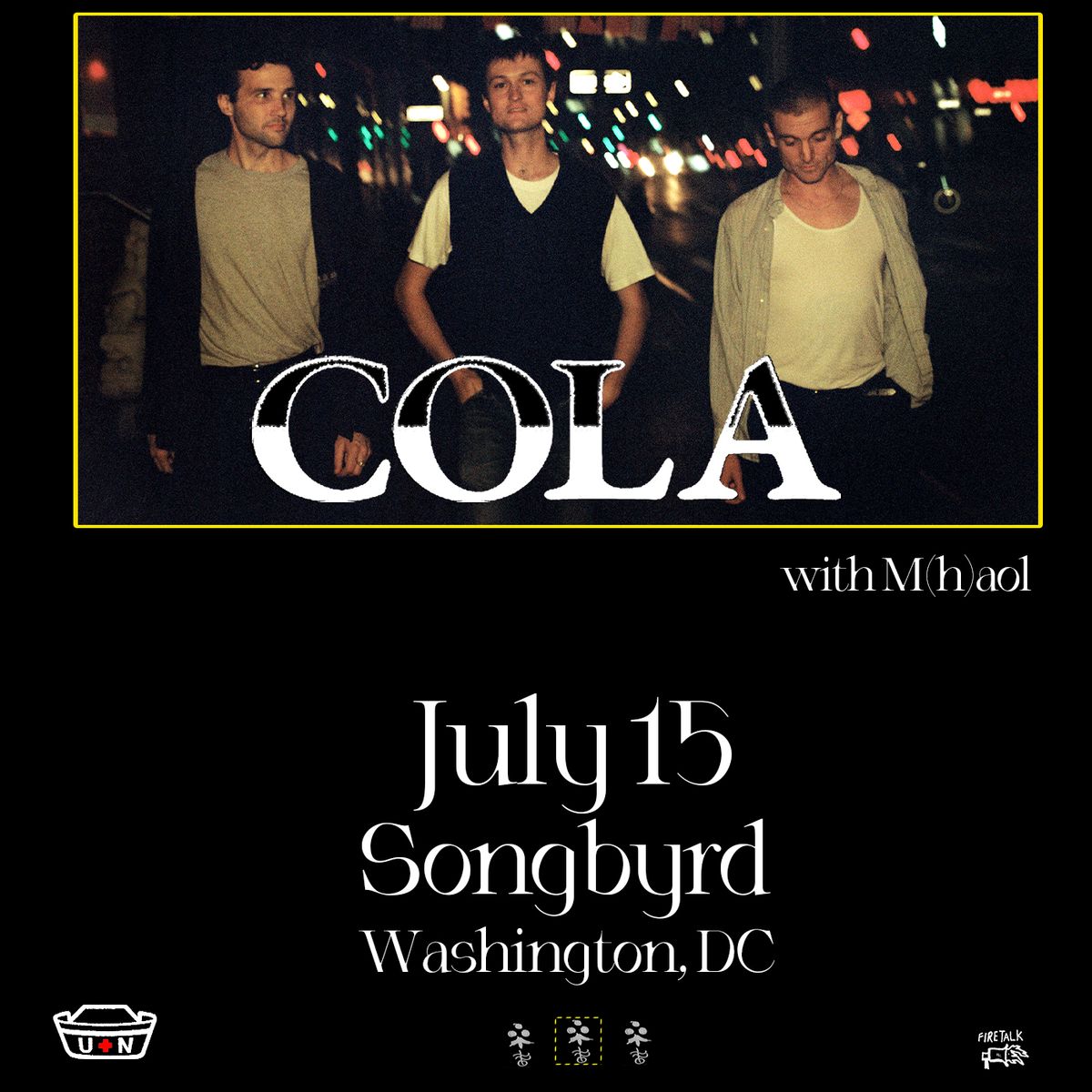 Cola - The Gloss Tour with M(h)aol at Songbyrd DC