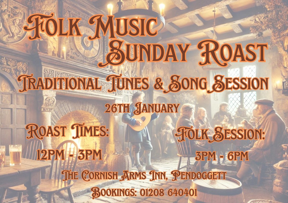 Folk music Sunday lunch - Traditional tunes & Song Session