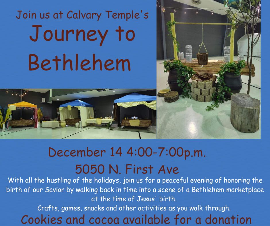 Calvary Temple's Journey to Bethlehem