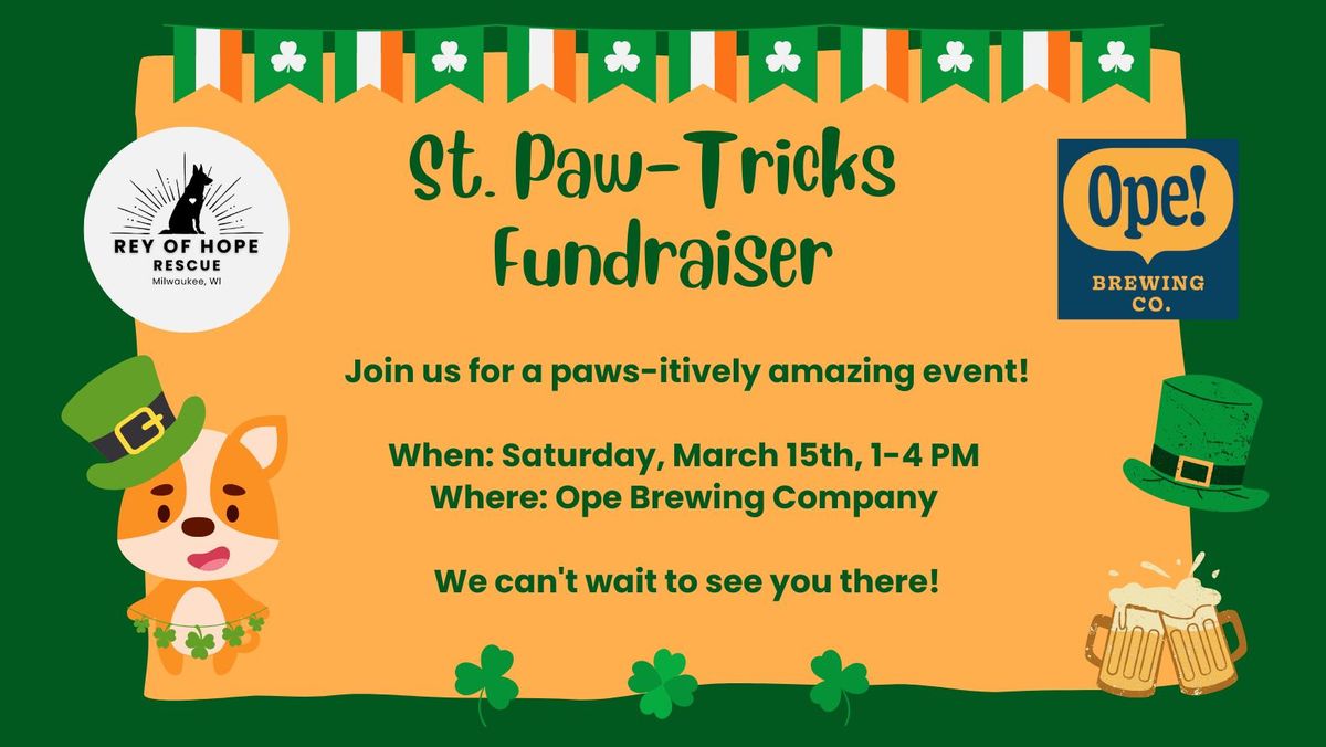 St. Paw-Tricks Fundraiser 