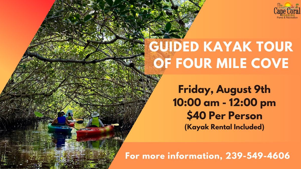 Guided Kayak Tour of Four Mile Cove Eco Preserve