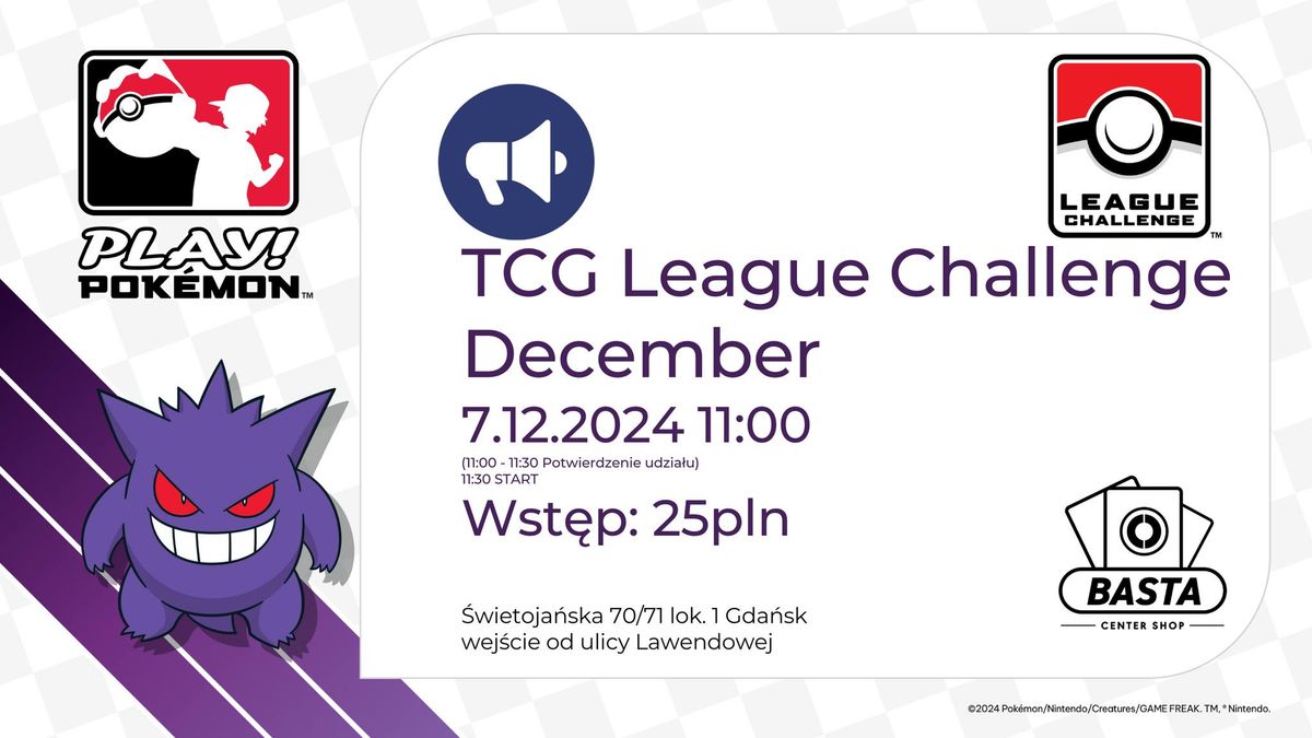 TCG League Challenge December