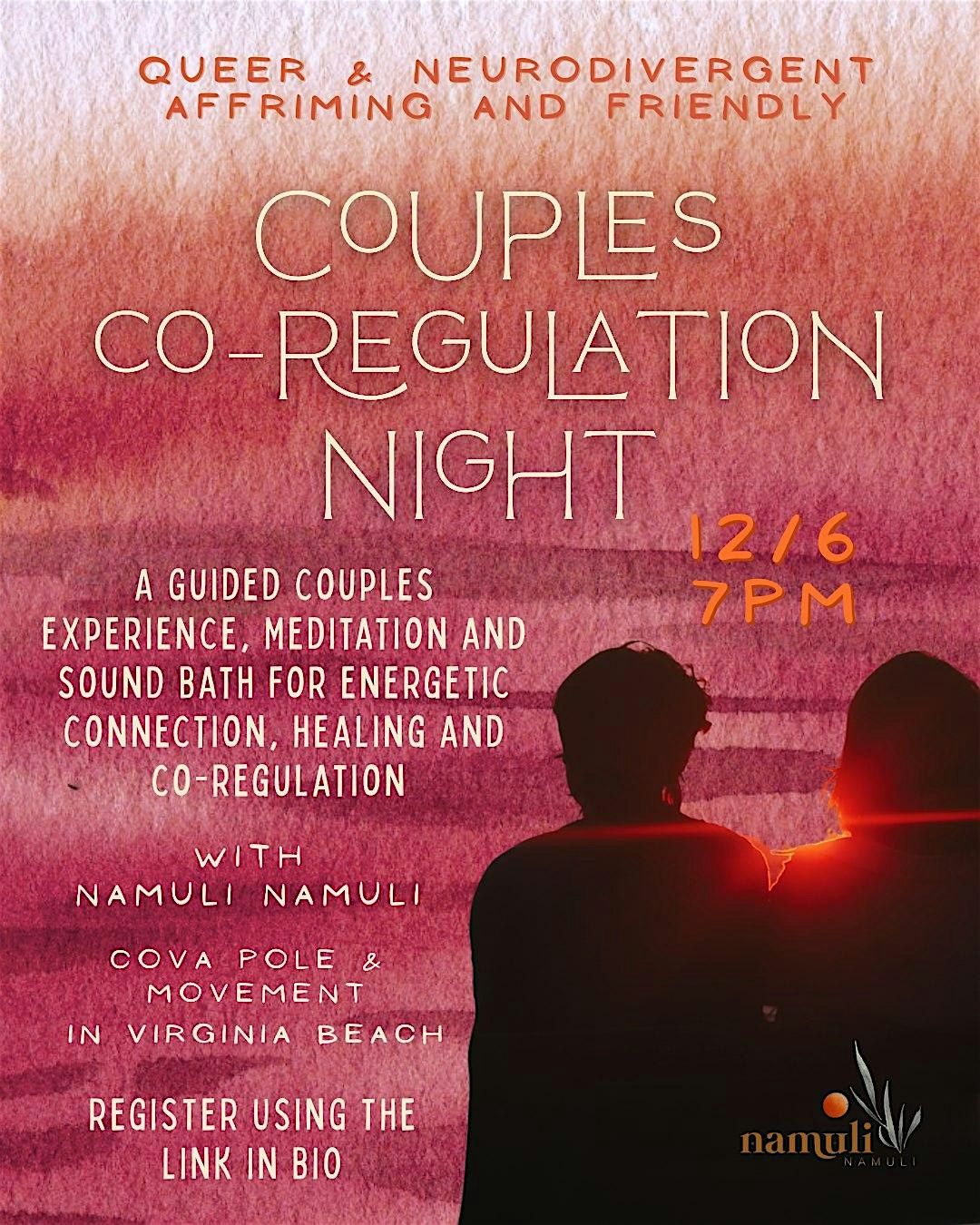 Couples Co-Regulation Night, Sound Bath and Workshop