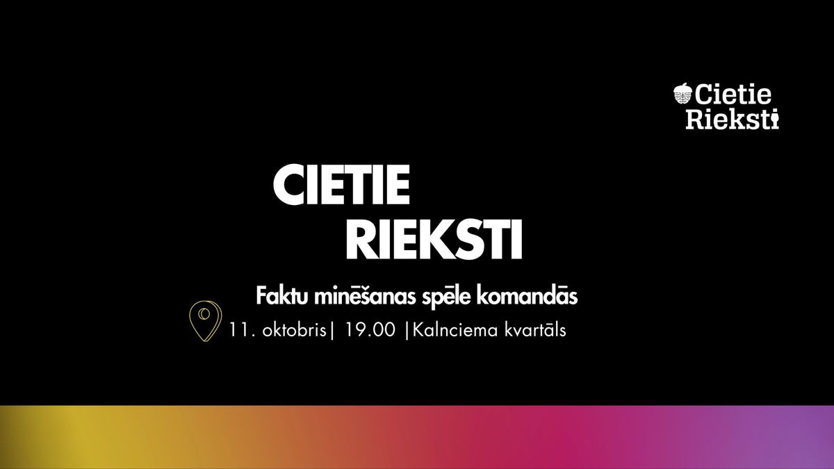 Cietie Rieksti I Pirm\u0101 sp\u0113le