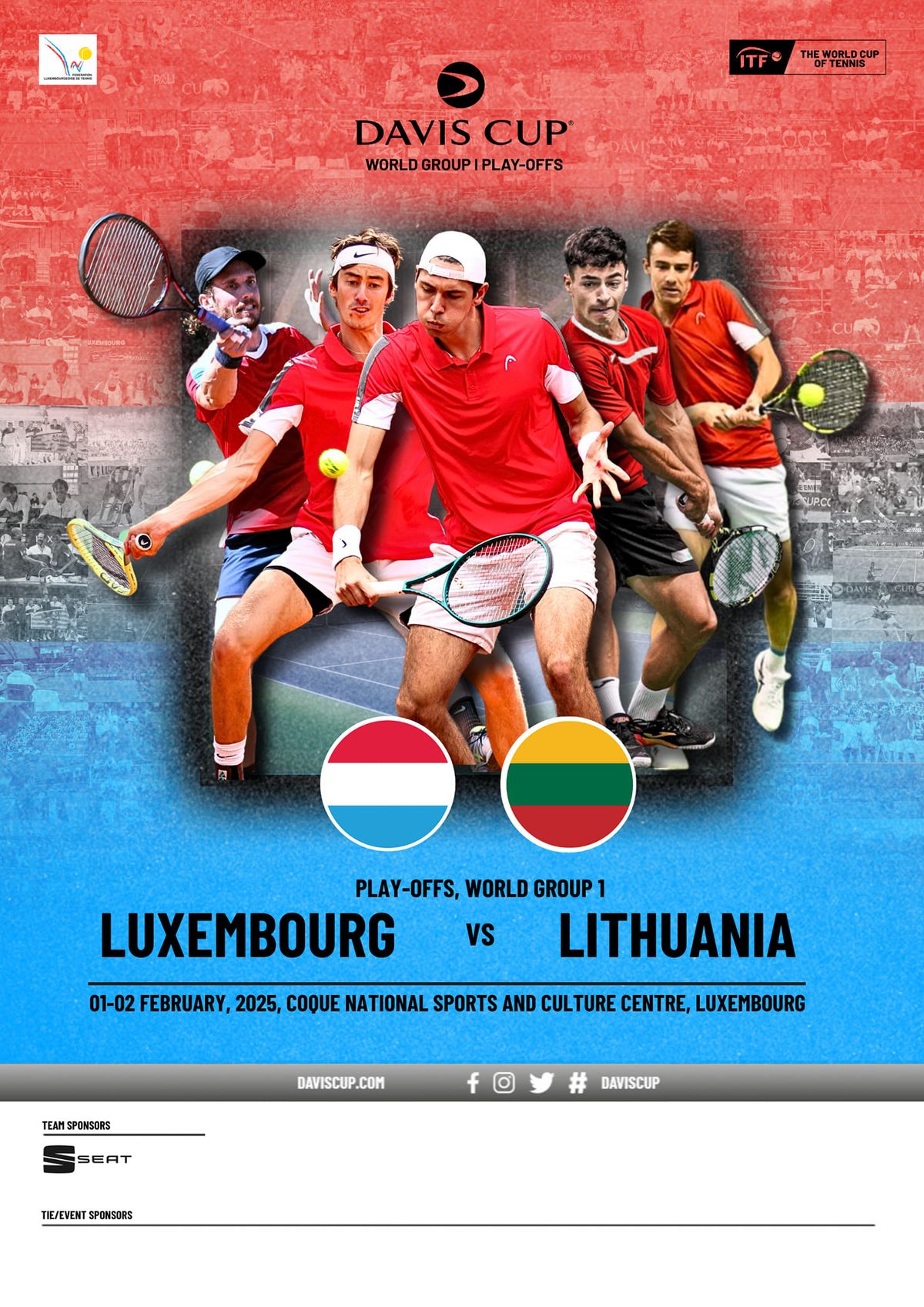 Davis Cup: Luxembourg vs. Lithuania 