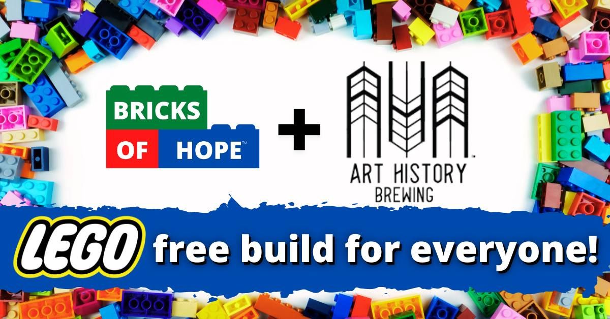 Buildapalooza + LEGO\u00ae Drive at Art History Brewery!