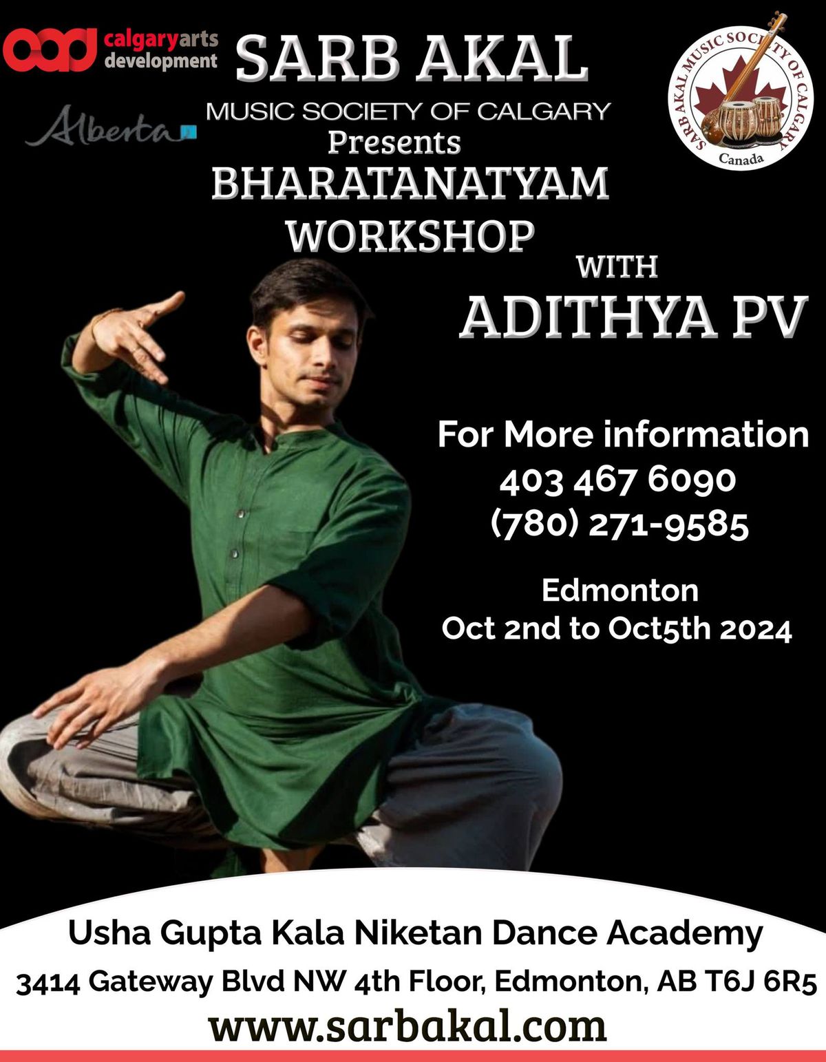 BHARATANATYAM  DANCE WORKSHOP