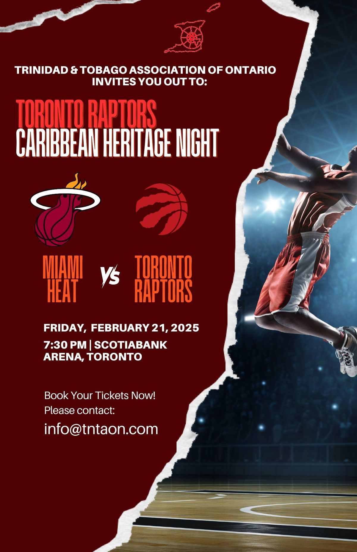 Caribbean Heritage Night with the Toronto Raptors