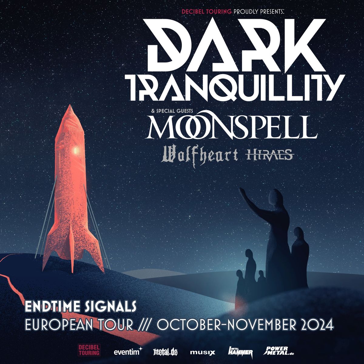 Dark Tranquility + Moonspell + Wolfheart + Hiraes I Arena Wien