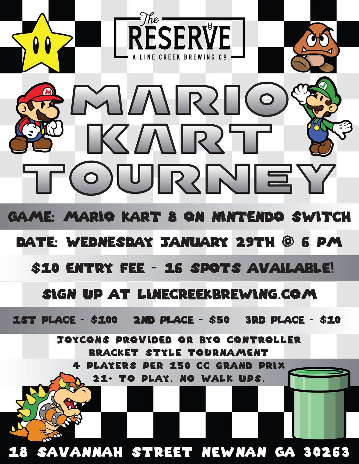 Video Game Night: Mario Kart Tournament