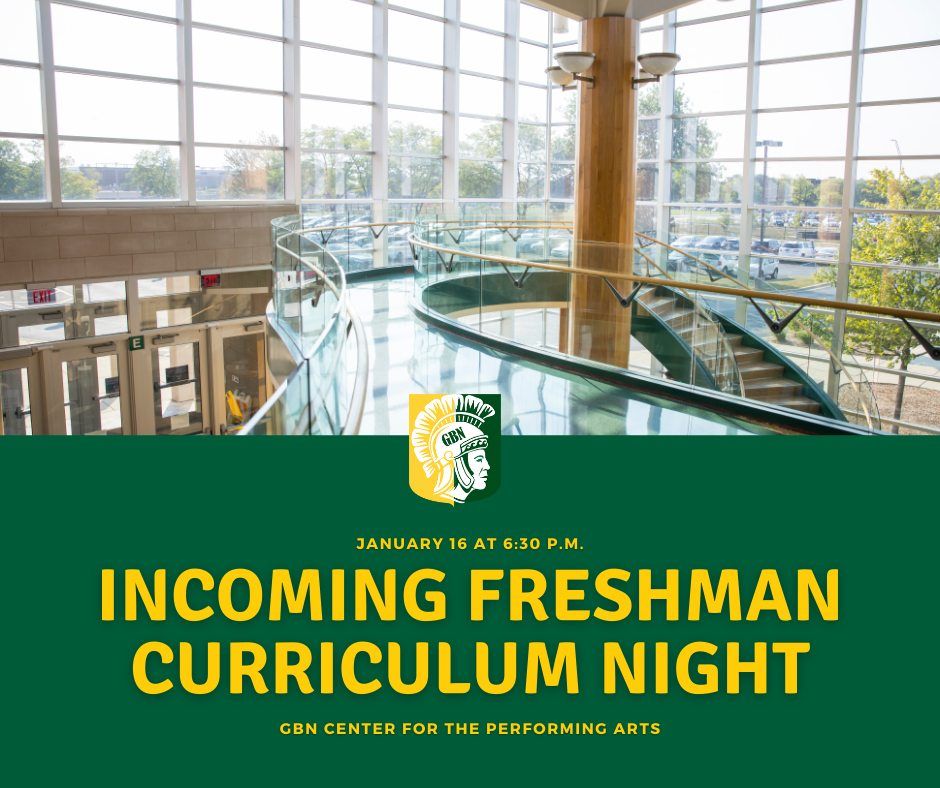 Class of 2029: Incoming Freshman Curriculum Night