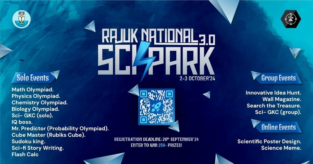 RCSC Presents Rajuk National SciSpark 3.0