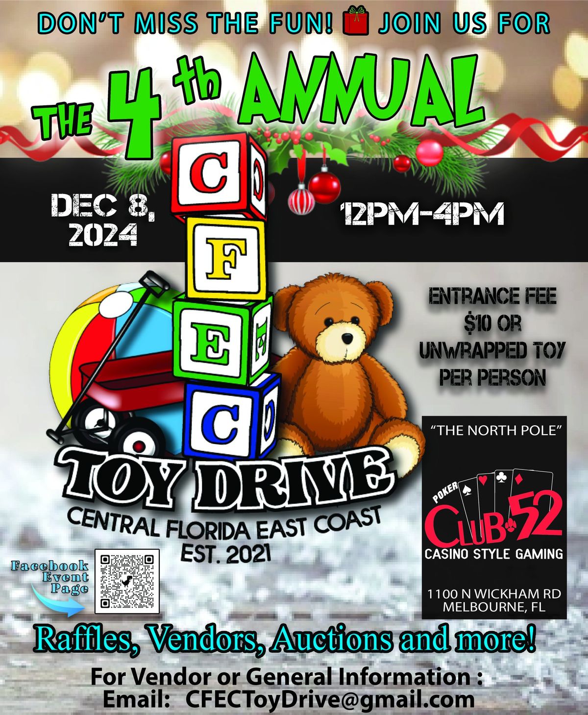 4th Annual CFEC Toy Drive