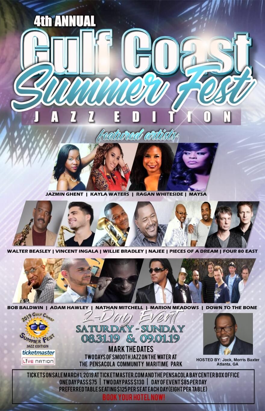 Gulf Coast Summer Fest - Sunday at Vince J. Whibbs Sr. Community Maritime Park