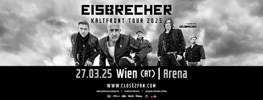 EISBRECHER - Kaltfront Tour 2025 - Arena Wien