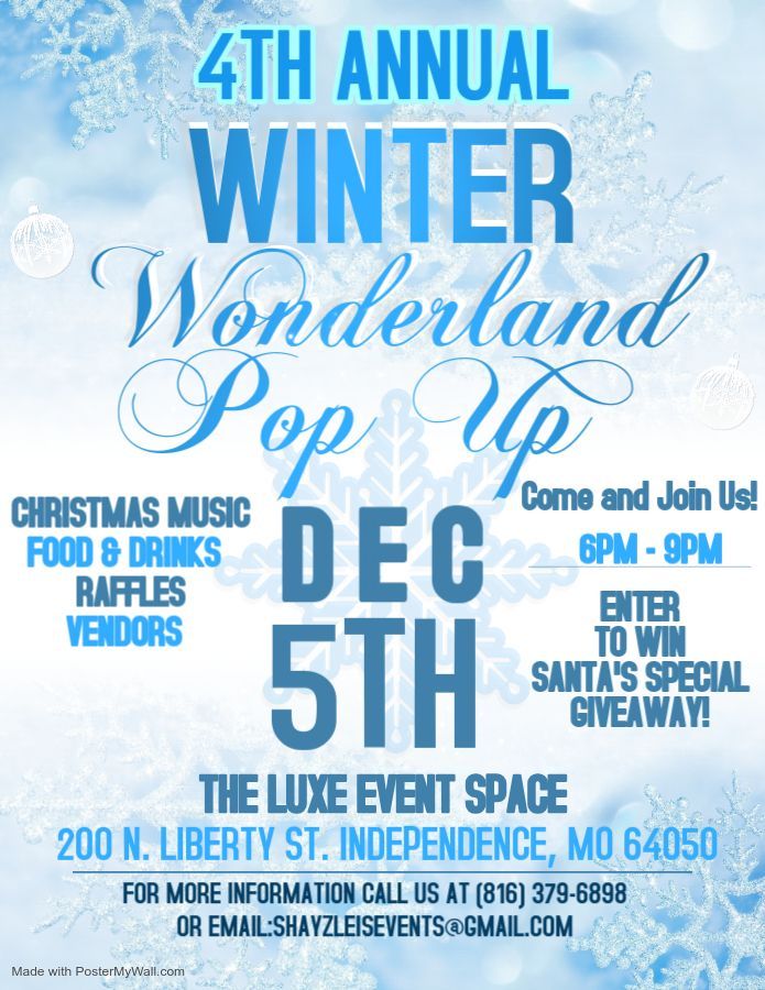 4th Annual Winter Wonderland Pop Up