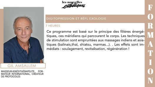 Formation > Digitopression et r\u00e9flexologie - 4 oct 21 - Paris - Gil Amsallem