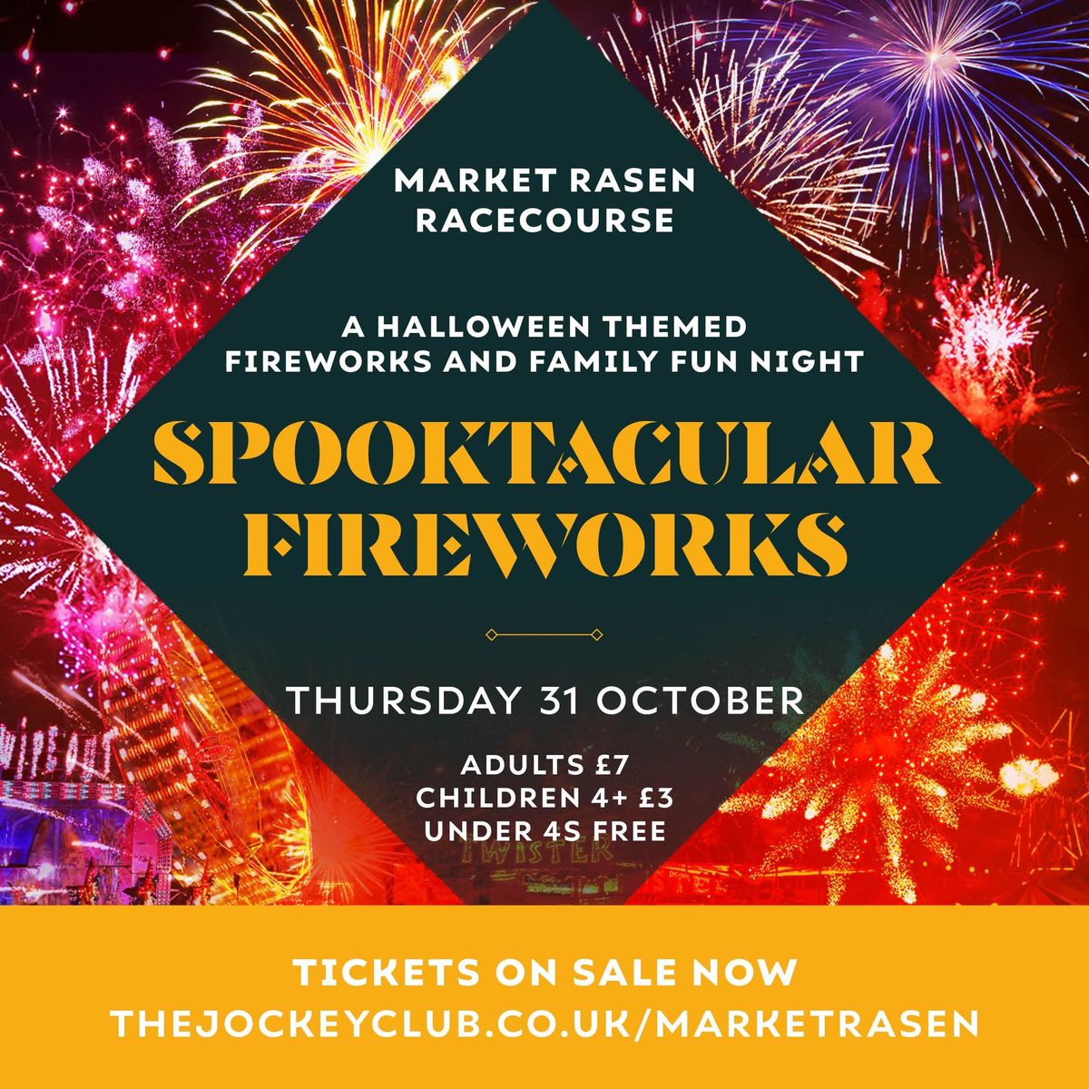 Spooktacular Fireworks at Market Rasen Racecourse 