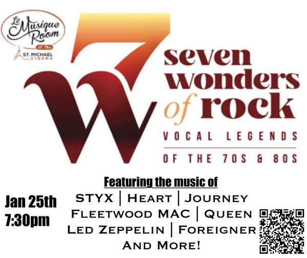 7 Wonders of Rock - Featuring Vocal Legends of the 70's and 80's