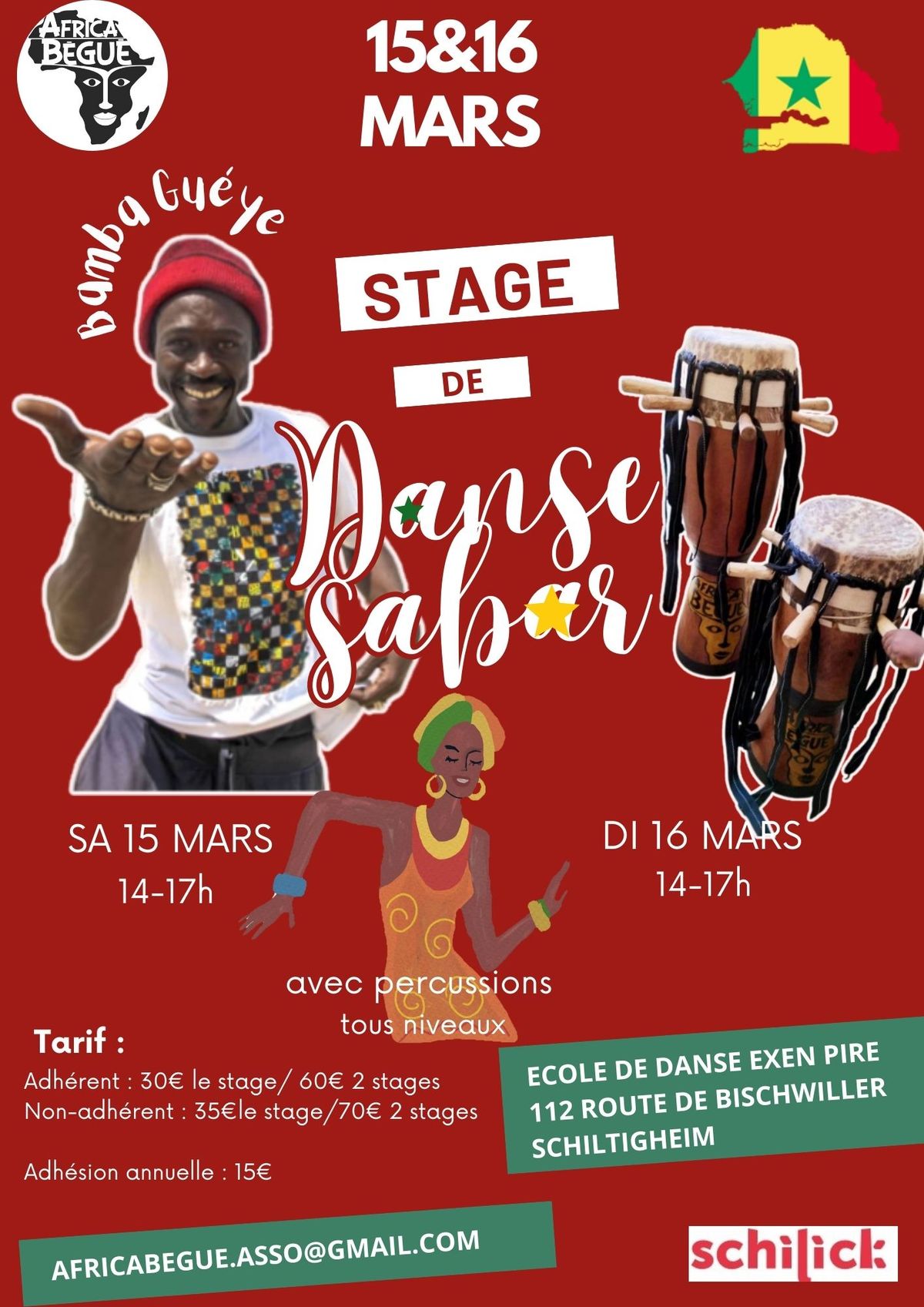 Stage de Danse Sabar S\u00e9n\u00e9gal