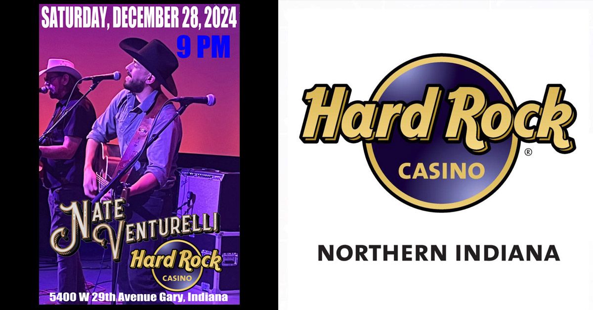 Nate Venturelli at the Hardrock Casino of Northern Indiana