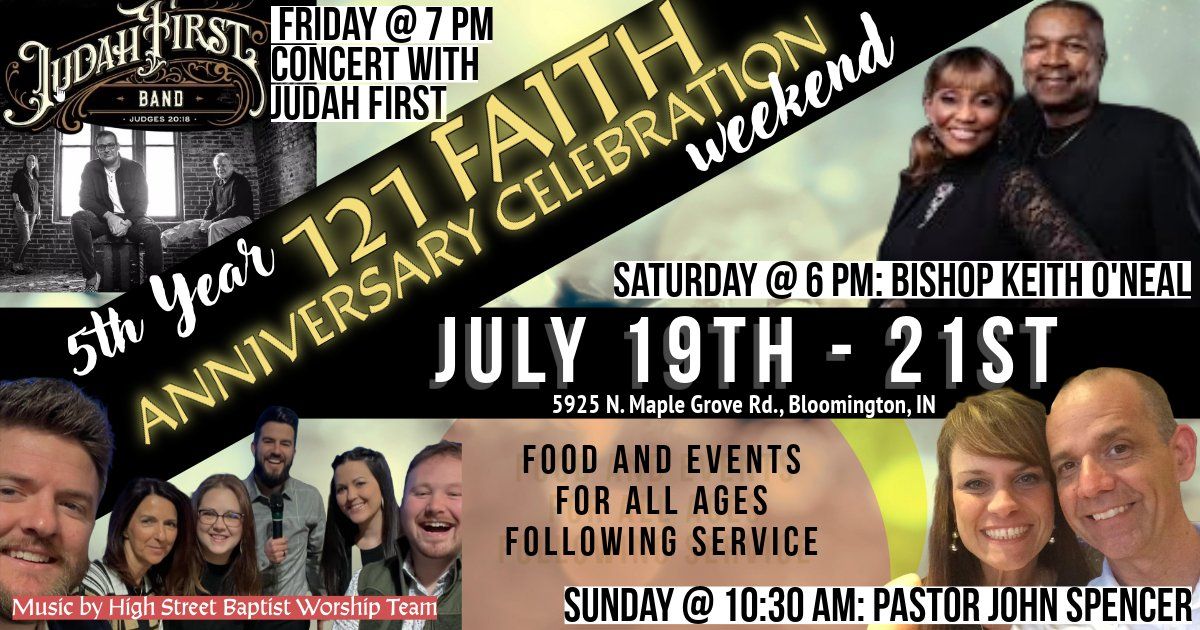 121 Faith Anniversary Celebration Weekend