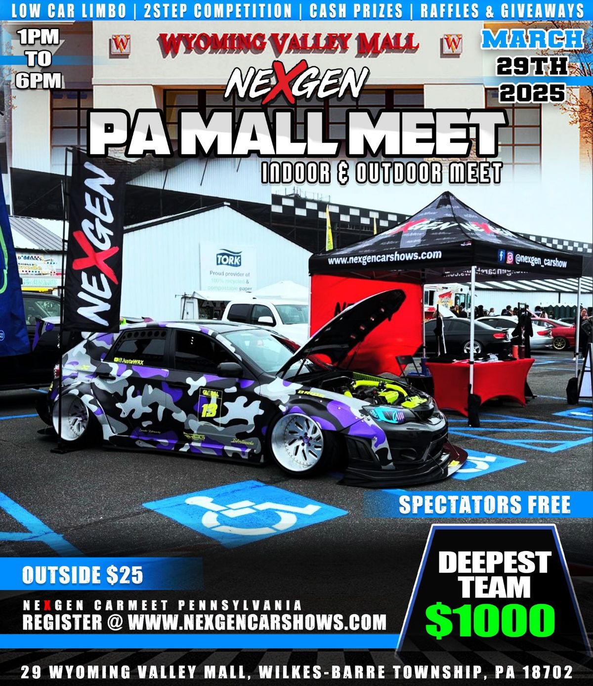 Nexgen PA Mall Meet (indoor & Outside)