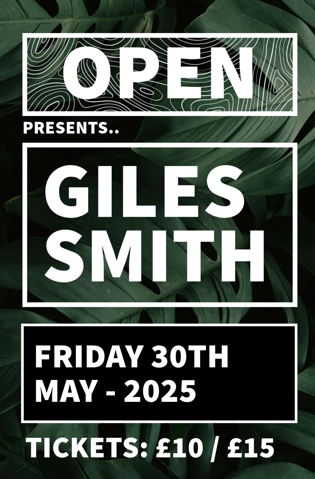 OPEN Presents: Giles Smith