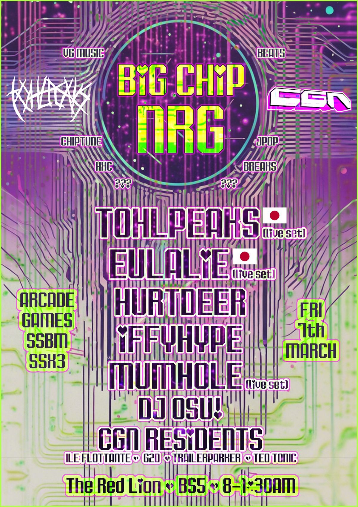 BIG CHIP NRG PRESENTS: TOHLPEAKS & EULALIE