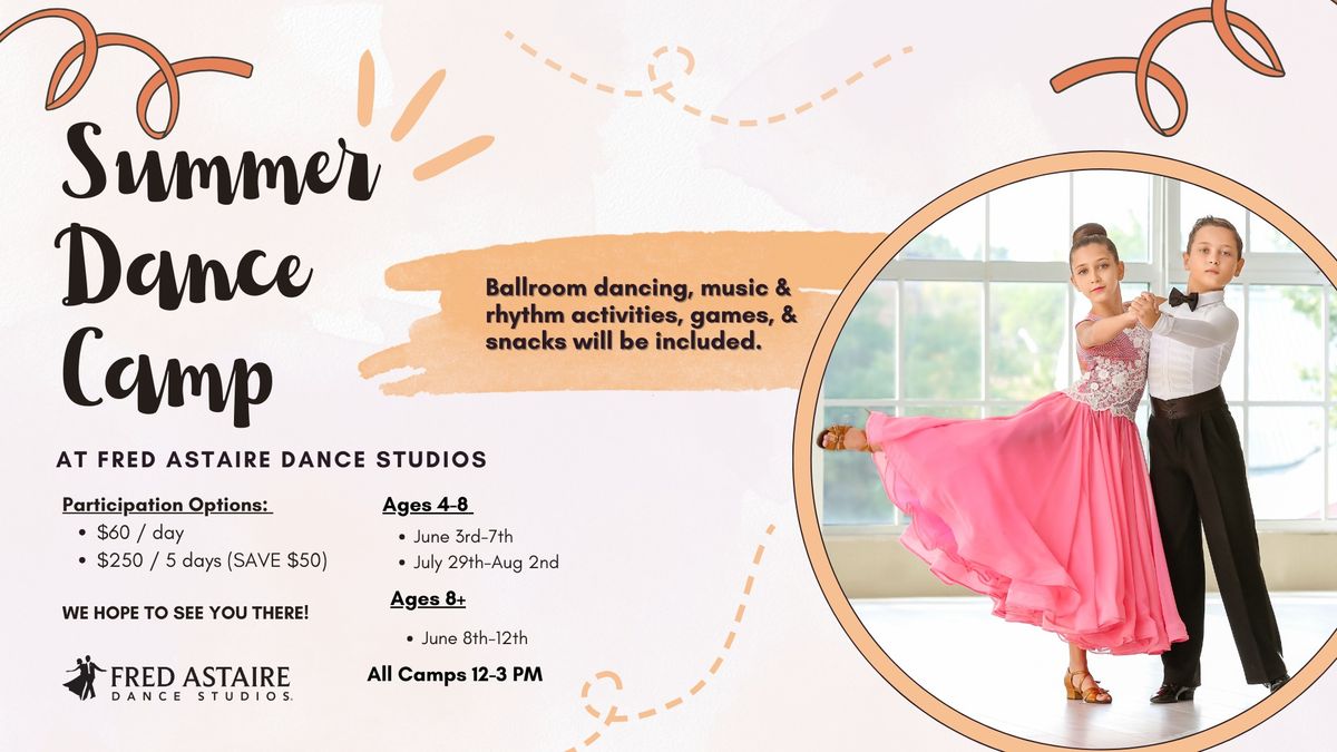 Kids Summer Dance Camps at Fred Astaire Dance Studios