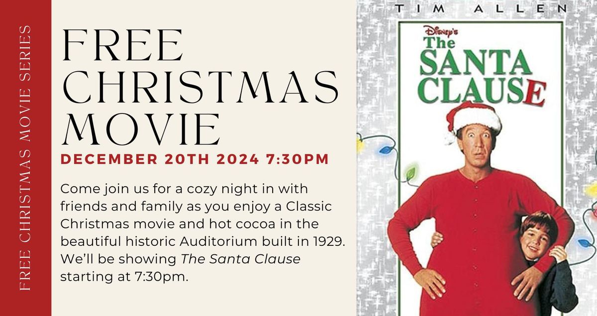 Free Christmas Movie: the Santa Clause