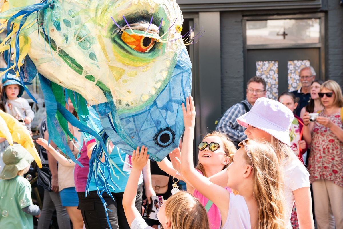 Beasts on the Street at Newcastle Puppetry Festival