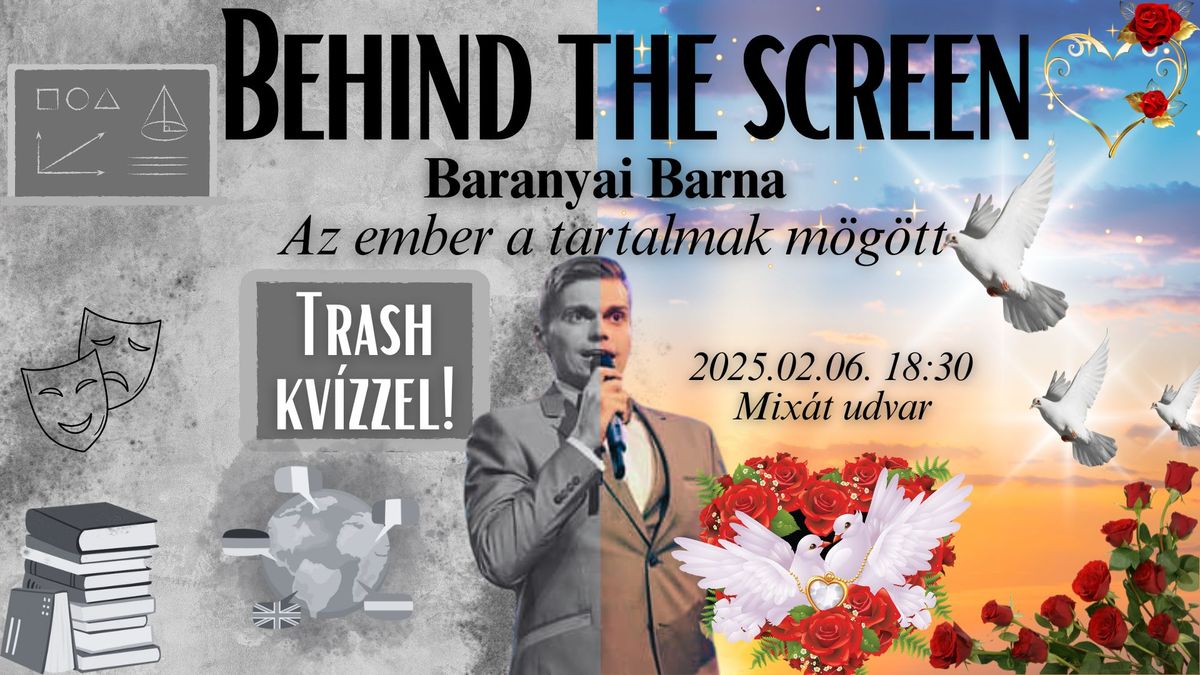 Behind the screen - Baranyai Barna: Az ember a tartalmak m\u00f6g\u00f6tt