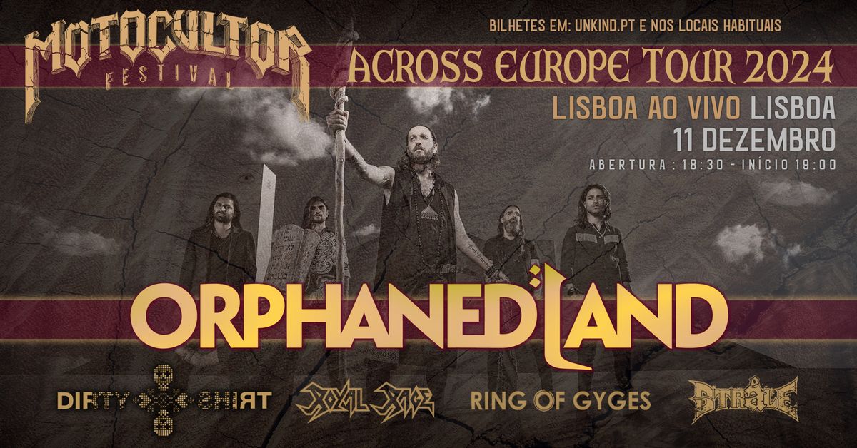 ORPHANED LAND \u2022 Motocultor Across Europe tour 2024 \u2022 Lisboa