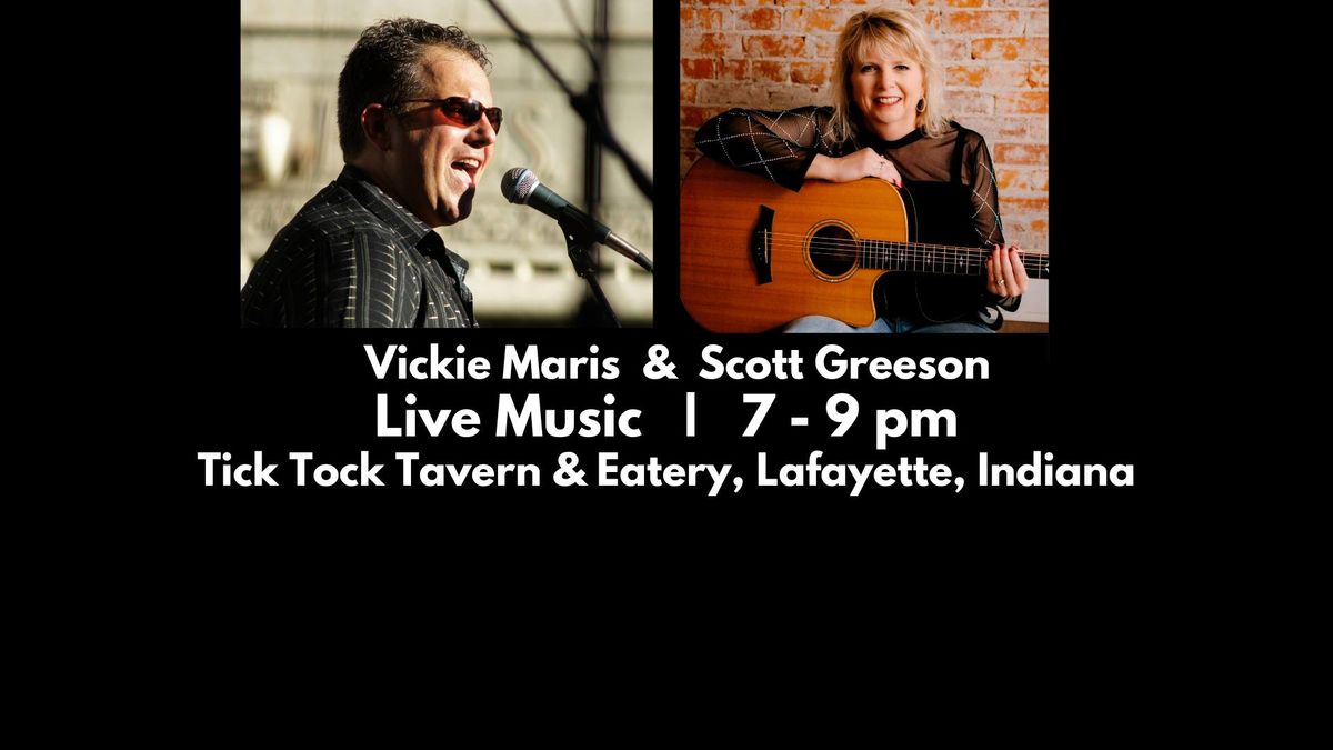 Live Music at Tick Tock Tavern & Eatery | Vickie Maris & Scott Greeson