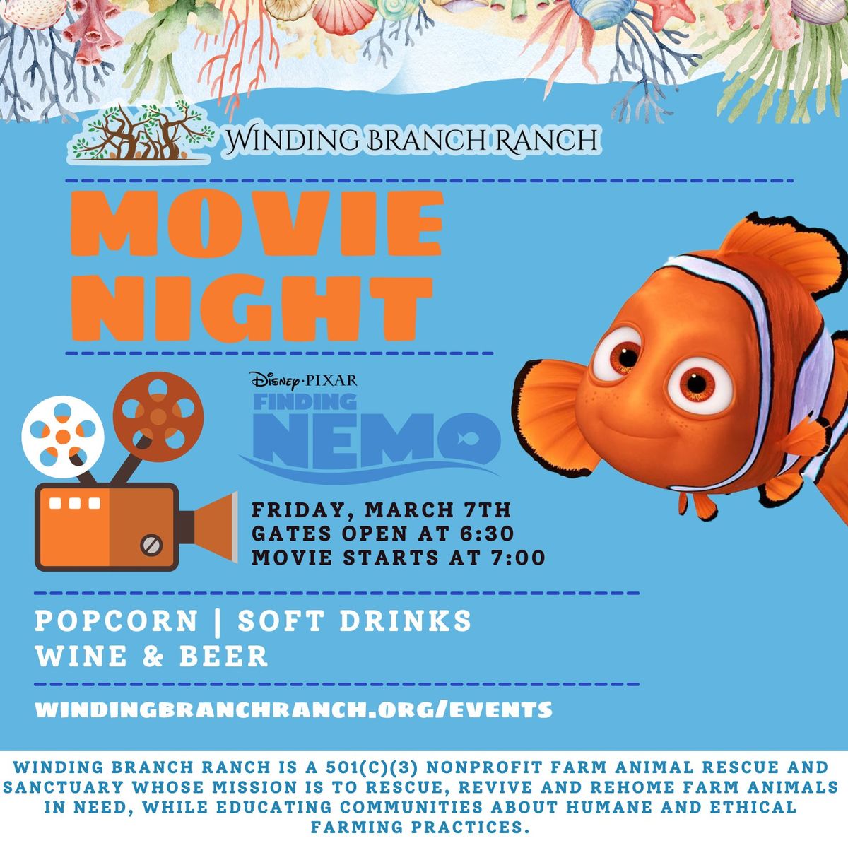 Movie Night @ WBR: Finding Nemo