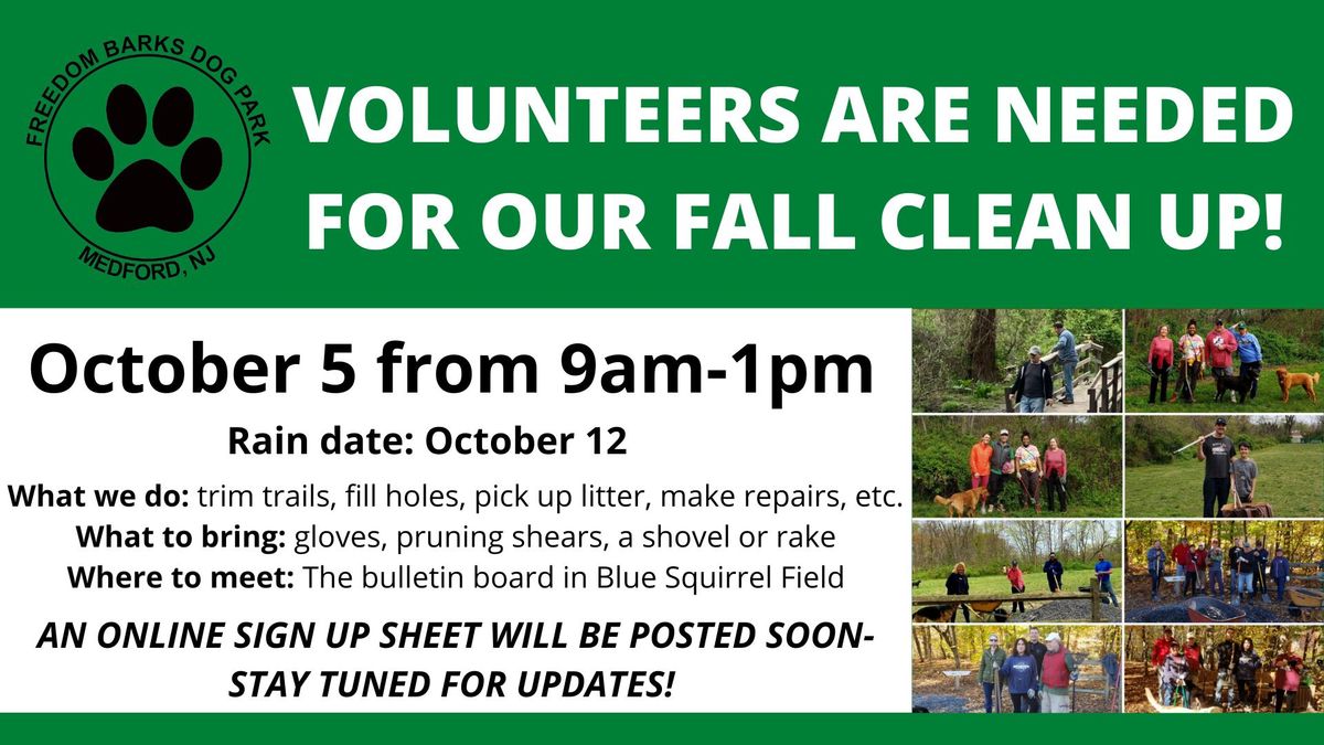 FALL CLEAN-UP! 