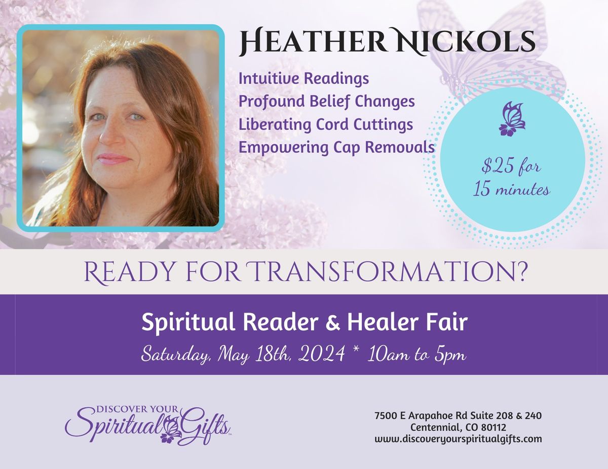 Discover Your Spiritual Gifts Spring Fair!