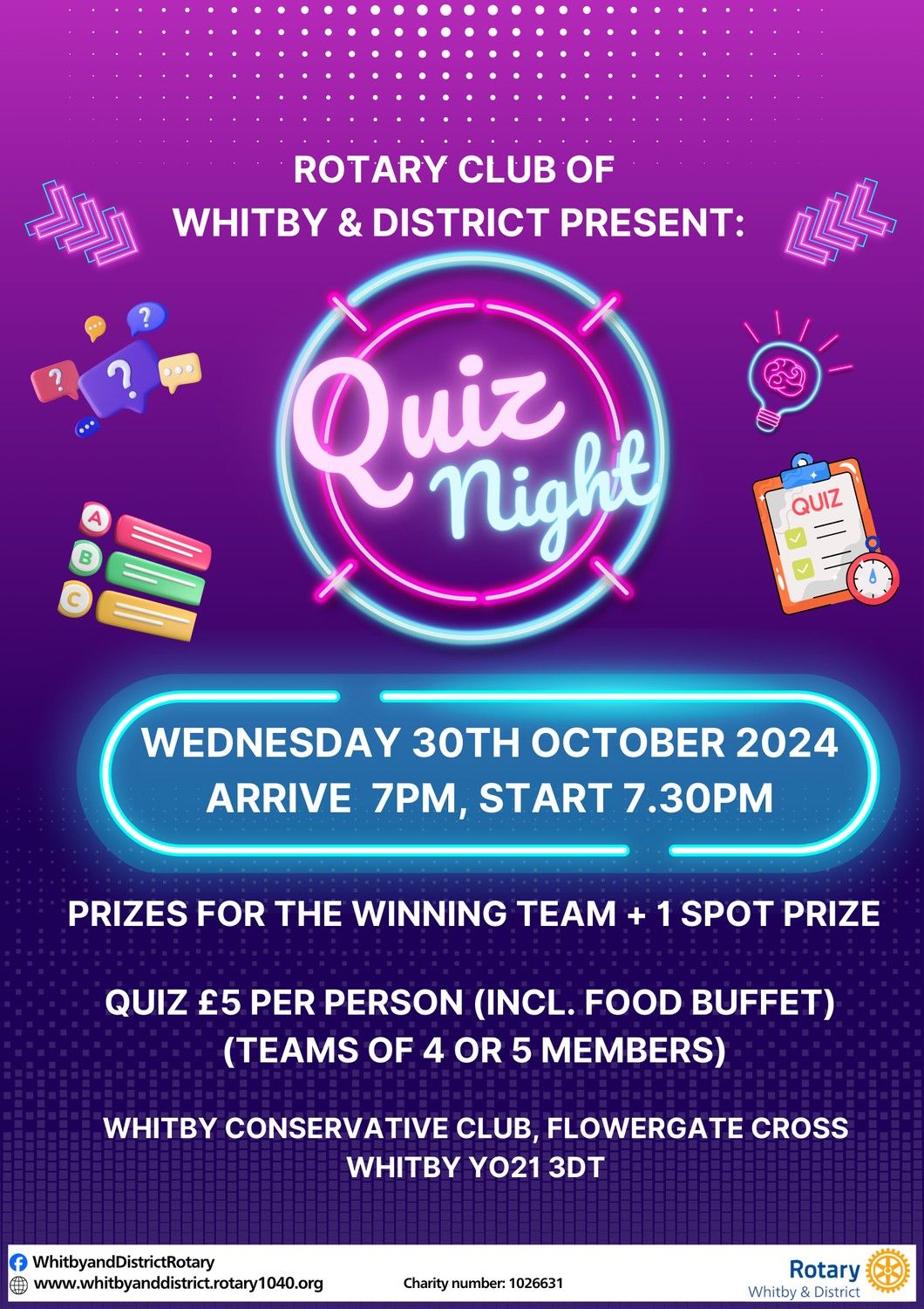 Quiz Night - Rotary Club of Whitby and District