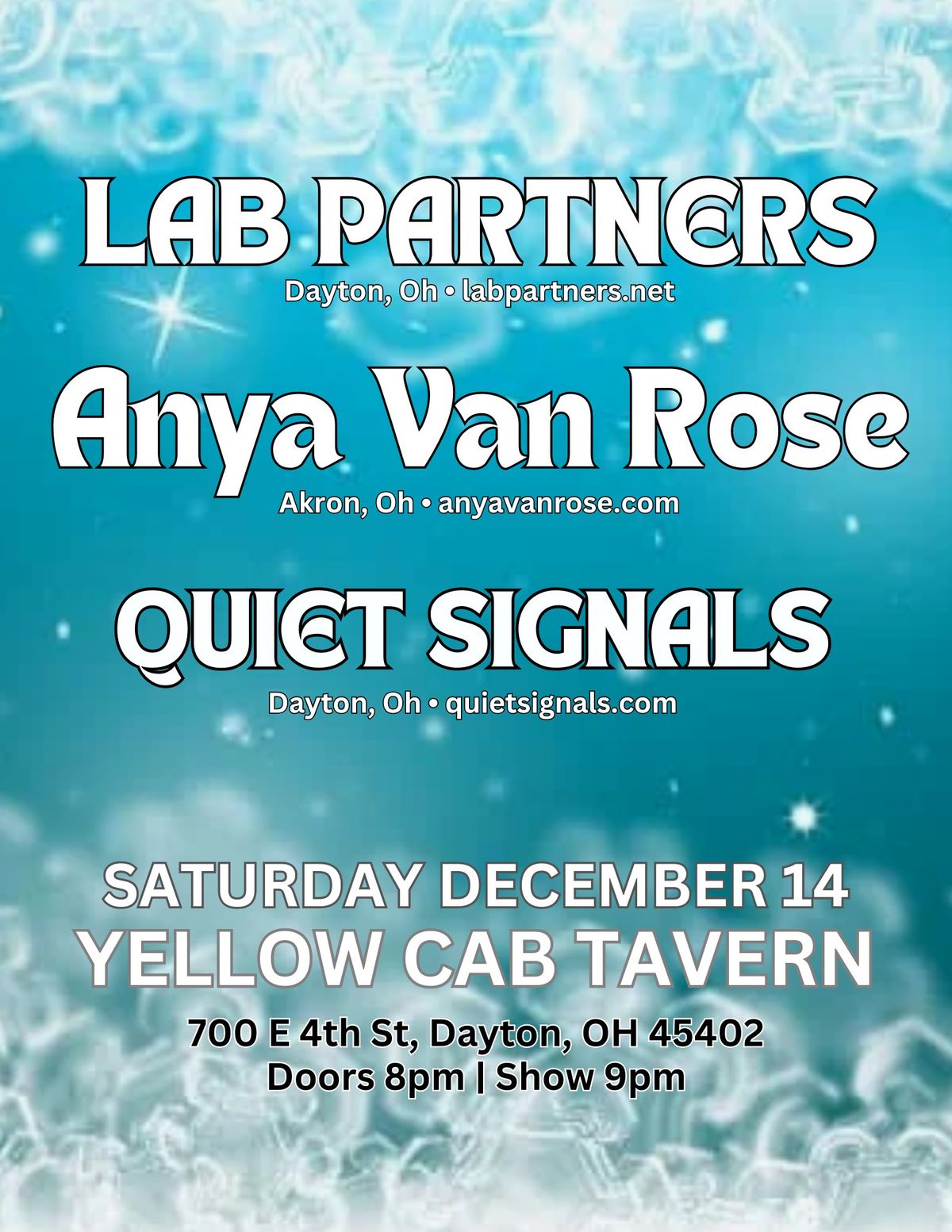 Lab Partners, Anya Van Rose and Quiet Signals