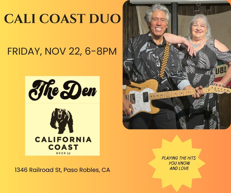 Cali Coast Duo at The Den in Cali Coast Beer Co.