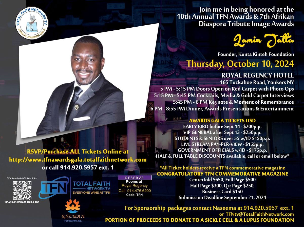 Celebrating Mr. Lamin Jatta's Achievement