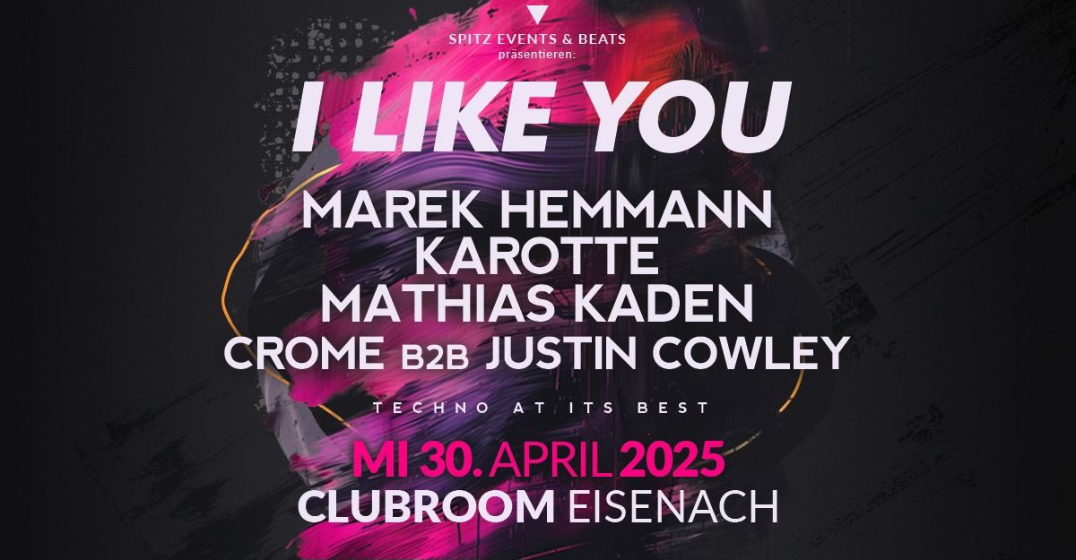 APR30 Clubroom Eisenach w\/ Marek Hemmann-Karotte-Mathias Kaden uvm.