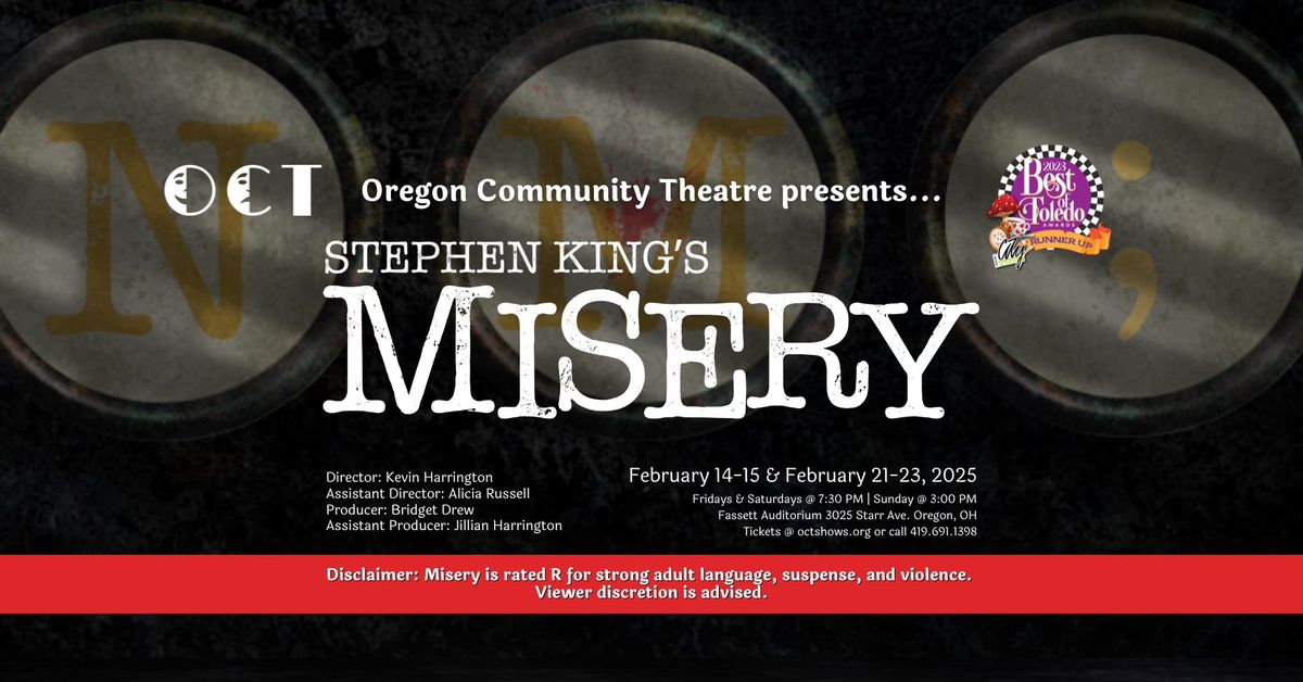 OCT presents Stephen King's Misery