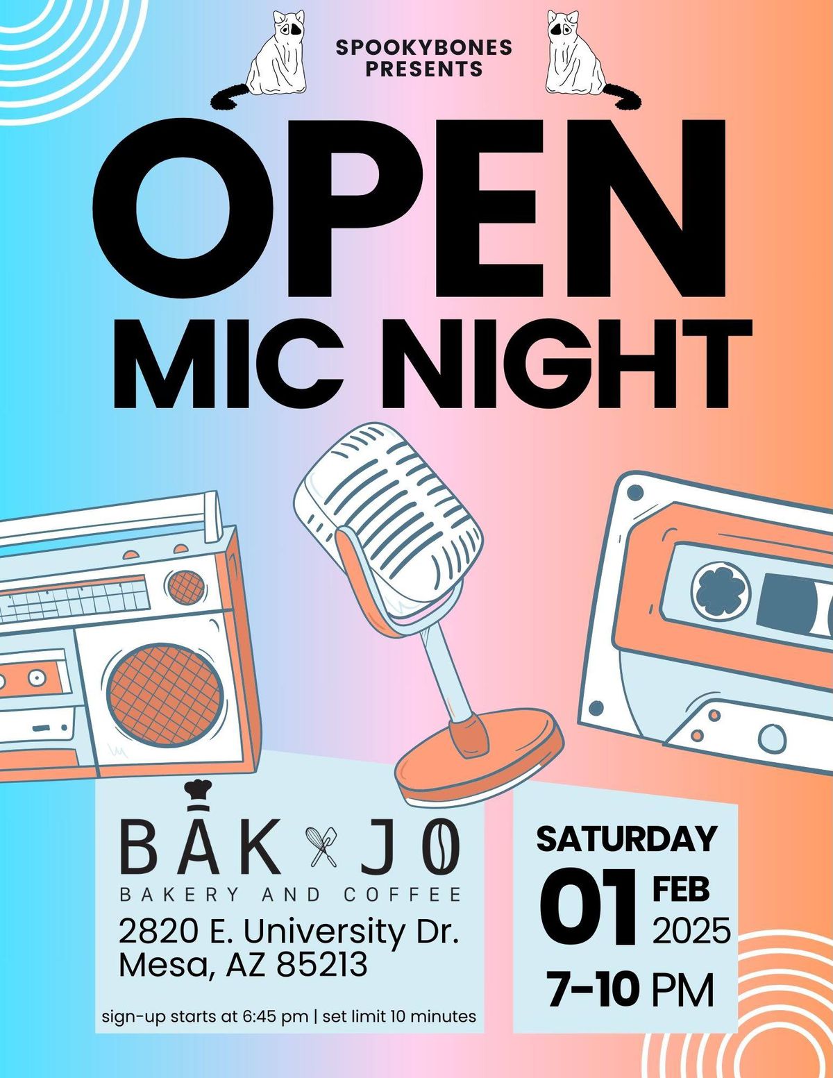 Open Mic Night @ Bak & Jo