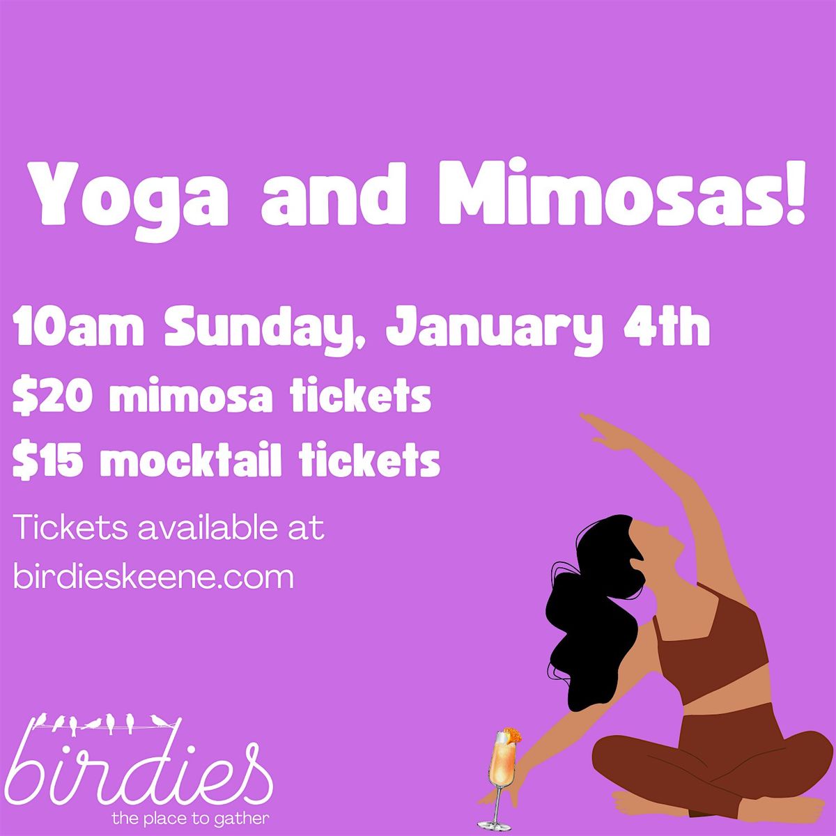 Yoga and Mimosas! (January 4th)