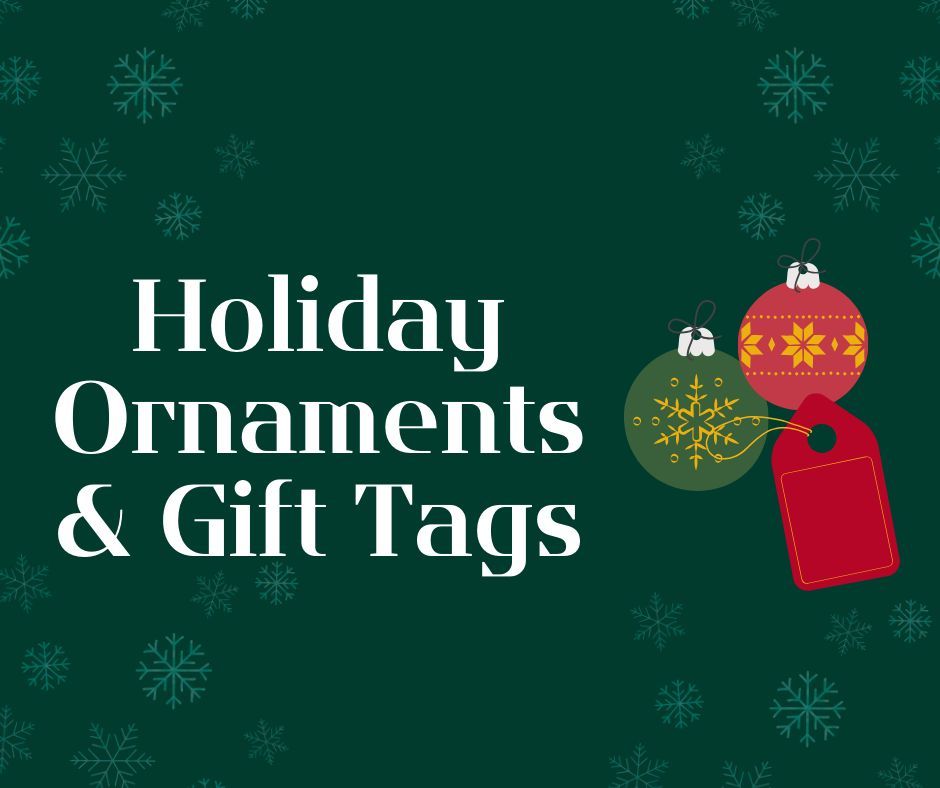 Holiday Ornaments & Gift Tags Workshop with Tammy Burgett