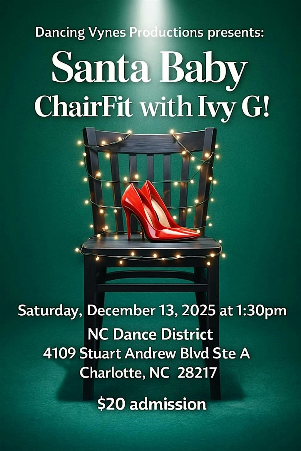 Santa Baby ChairFit with Ivy G!