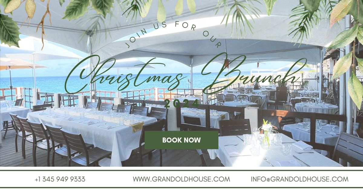 Christmas Brunch on the waterfront in the Cayman islands 