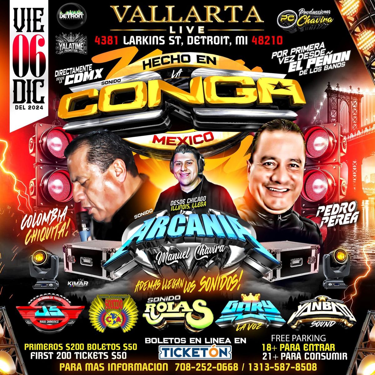 SONIDO LA CONGA \u2022 VALLARTA LIVE \u00d7 PRODUCCIONES CHAVIRA \u00d7 DETROIT MASTERCLASS 